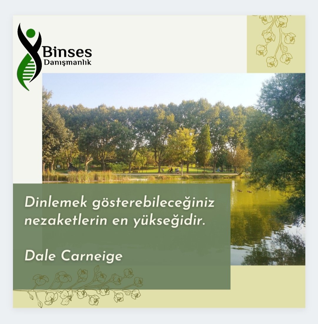 "Dinlemek gösterebileceğiniz nezaketlerin en yükseğidir. "
Dale Carneige
#Farkındalık #KişiselGelişim