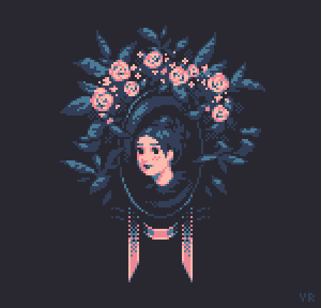 cecilia_yr's tweet image. A #Floral memorial, made with the given palette.
Day 40 of daily pixels for @Pixel_Dailies
 
 #pixel_dailies #aseprite #pixelart
