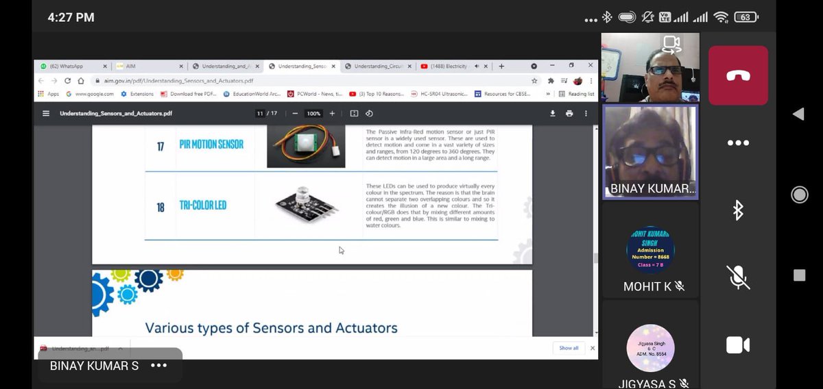 atl_radiant's tweet image. Session continues as another class based on computational thinking and algorithm conducted by Mr. Binay kumar Singh, HOD, Computer, RIS,Patna.
#aimtoinnovate
#TinkerFromHome @AIMtoInnovate