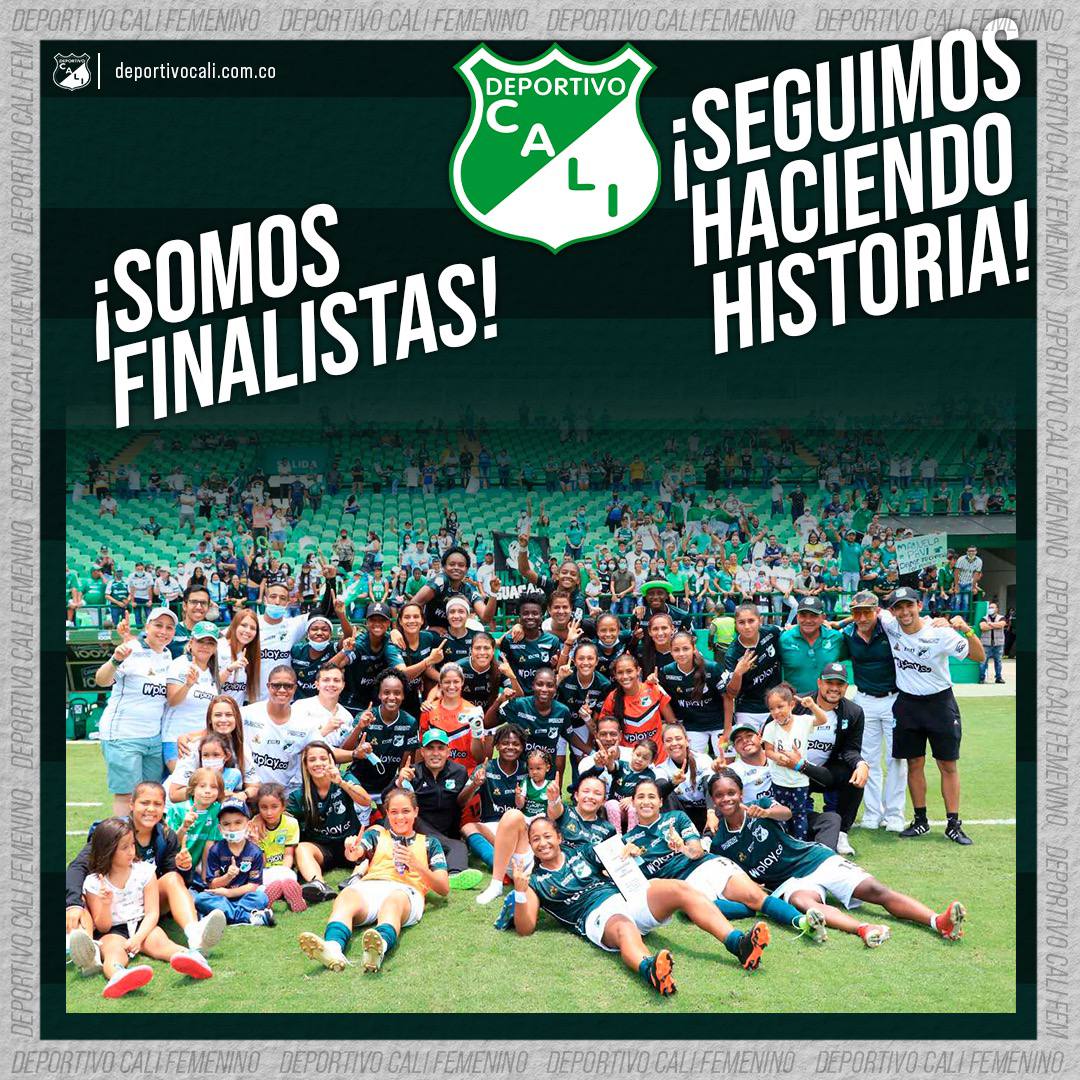 Deportivo Cali Femenino On Twitter Somos Finalistas Seguimos Escribiendo Nuestra Historia Vamos Por El Titulo Verdiblancas Vamoscali