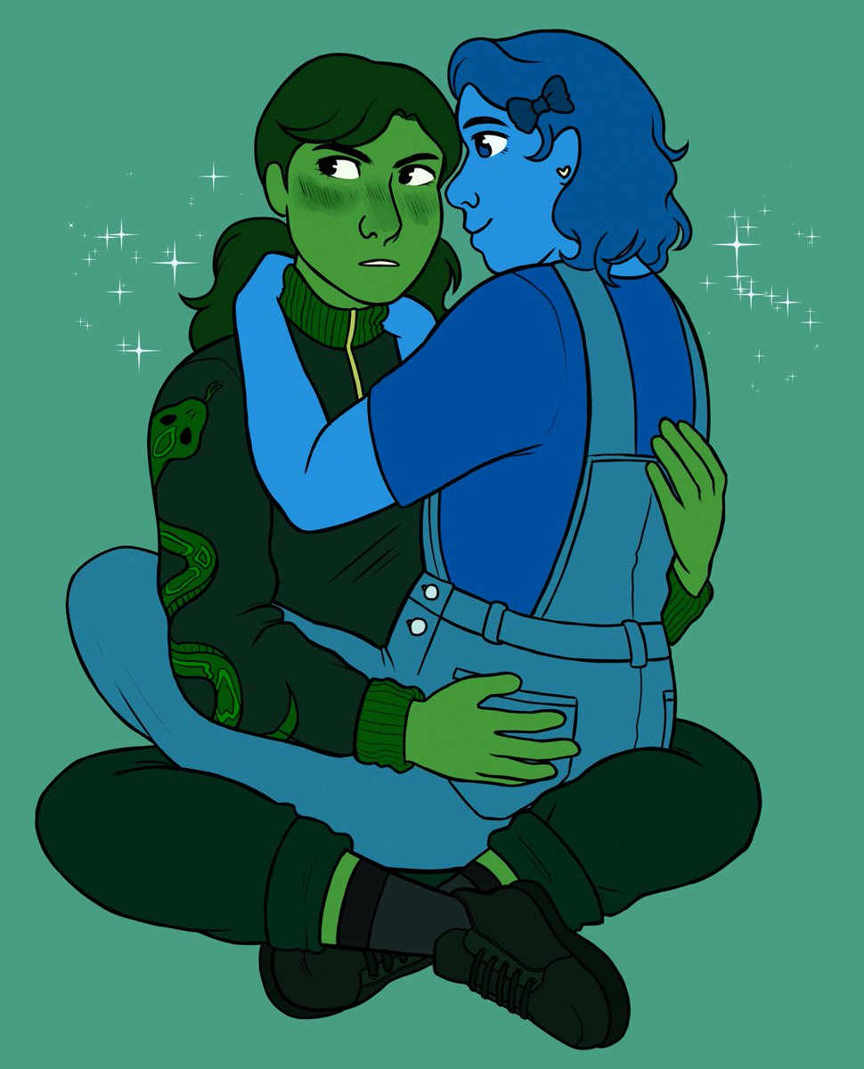 tropicsadie's tweet photo. shout out to the inventors of the grumpy gf/bubbly gf trope #makingfiends #venchar https://t.co/4geJNKmbBg