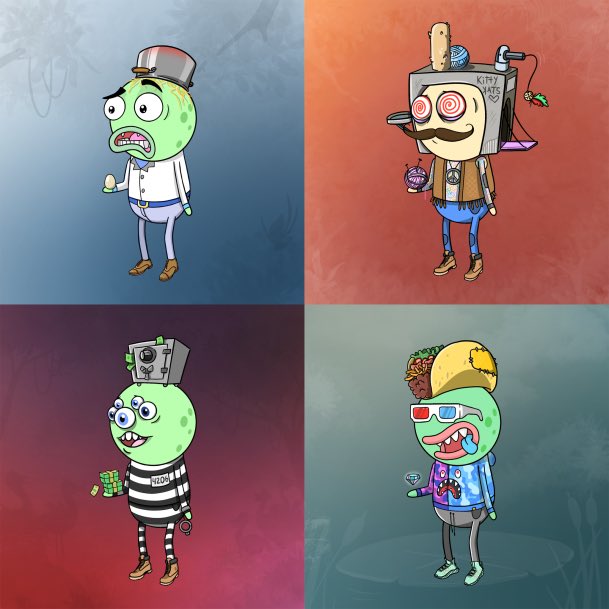 mscrypto55's tweet photo. #newnft #frogs #NFTCommunity #nftcollector @FrogsInDisguise these are dope! I’m part of a lot of #nft communities check these out! #goonsofbalatroon #WickedApeBoneClub #antimasks #hippohotel #GlitchArt https://t.co/u5chf8XiRA