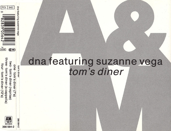 Dna feat. Suzanne vega - tom's diner. Suzanne vega tom's diner обложка. Suzanne vega 1990. Suzanne vega tom's diner обложка.