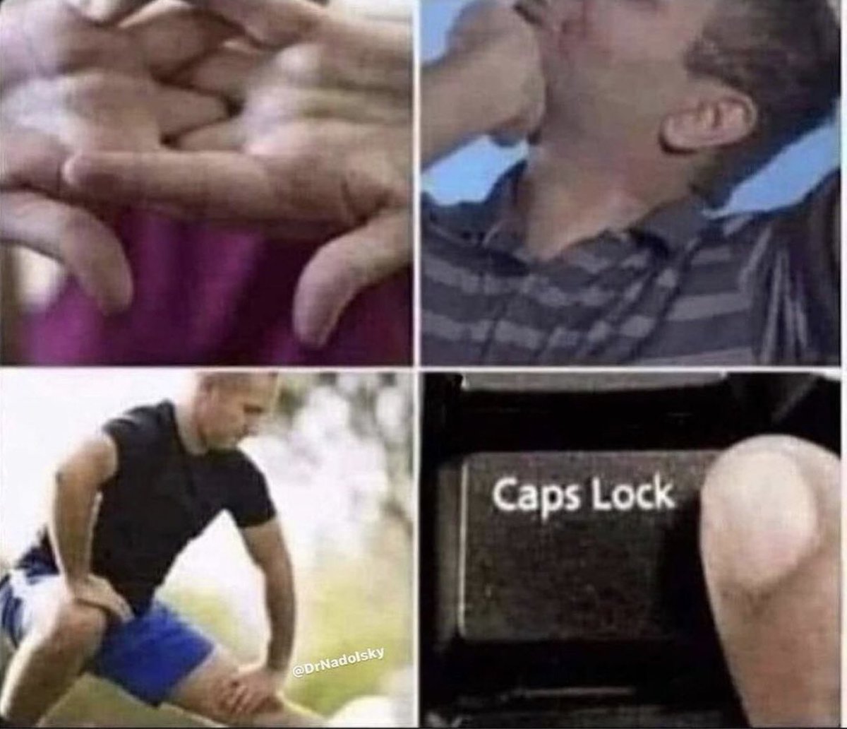 “SoCcEr iSn’T eVeN a CoNtAct SpOrt”

Me: