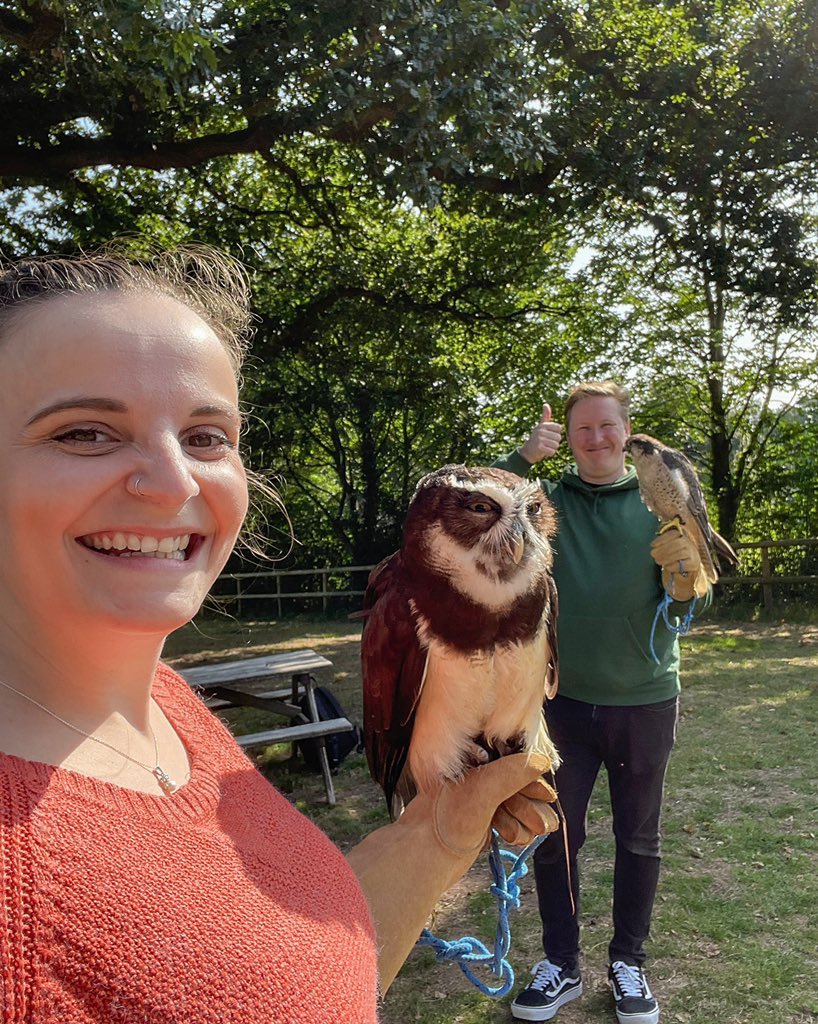 Today <a href="/andergraphs/">Charlie Anderson</a> and I had an owl experience at <a href="/ICBPNewent/">ICBP</a> it was incredible 🦉