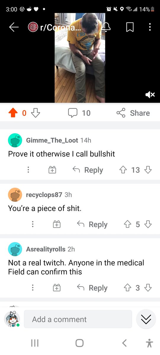 I JUST TRIED TO SHARE MY STORY ON REDDIT AND I GOT TORN APART. NOT I PERSON SAID ANYTHING POSITIVE AND I WAS CALLED A LIAR. RETARDED WHICH IS A WORD THAT SHOULD BE ERASED FROM THE HUMAN VOCABULARY. SOMEONE EVEN SAID I KNOW YOU SHAME ON YOU. LIKE WOW PEOPLE. THE SHAME IS ON THEM.