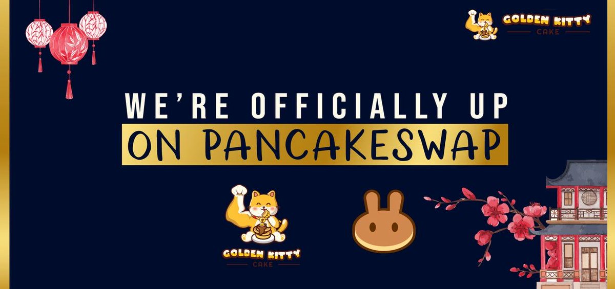 Golden Kitty Cake tweet media