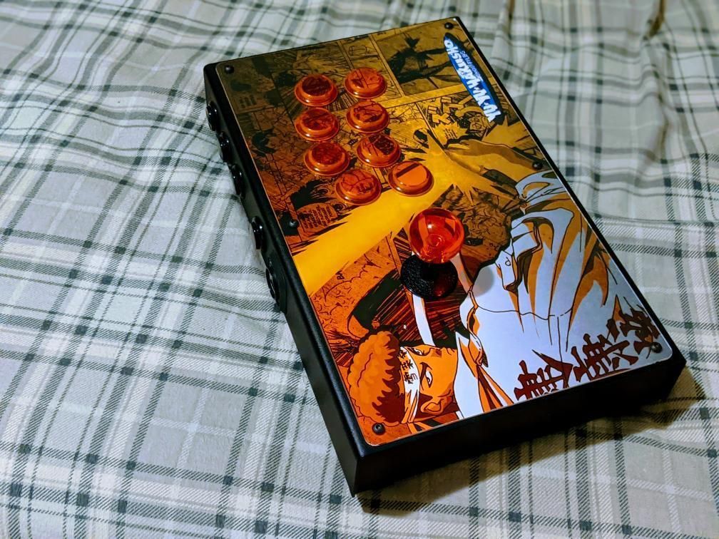 focusattack's tweet photo. Check out this YuYu Hakusho @allfightsticks custom by Instagram's @zaftpunk, designed by @arcadiacustoms. I want this build *and* the @OriginalFunko Pops. 😀 Thanks for giving us the chance to print this one! https://t.co/jjkmPSVDF7