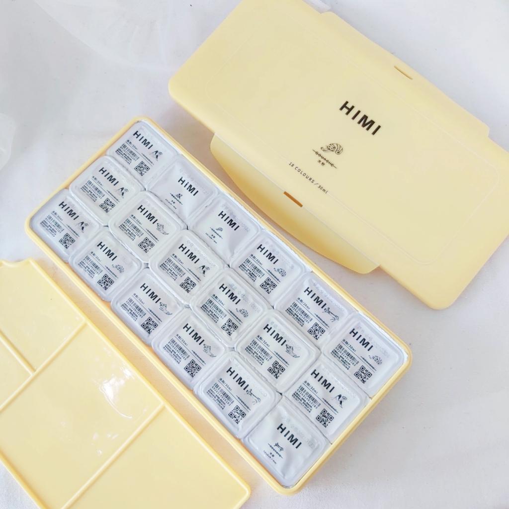 ddream_studio's tweet photo. พร้อมส่ง✨สีกวอชฮิมิ HIMI gouache ขนาด18สี สีละ30ml =330บาท 
ขนาด24สี สีละ30ml =450บาท 
ค่าส่งems90
#สีกวอช #กวอช #พรีออเดอร์ #พรีออเดอร์เครื่องเขียน #himgouache #himi https://t.co/IBCA7nCSyz
