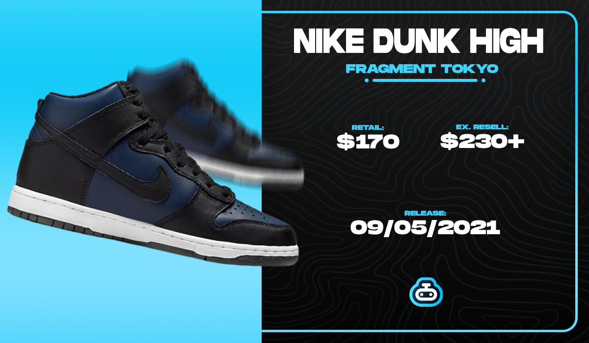 NIKE DUNK HIGH
'Fragment Tokyo' 🔥

Fragment design’s signature bolt logos are stamped onto the lateral heel and printed on the sock-liner giving it the cleanest look😲🎊

LIKE+RT+tag=surprise in your DMs🙀