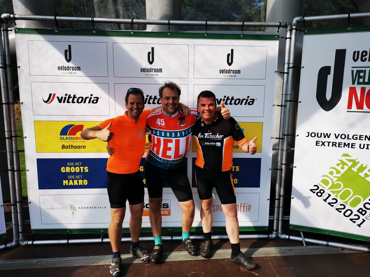 Met dank aan alle #vrijwilligers van <a href="/slagomnorg/">Vittoria Slag om Norg - UCI 1.1</a> zijn wij na 100km veilig en goed over de finish gekomen. Super verzorging en super veilig kunnen fietsten. #bedankt.