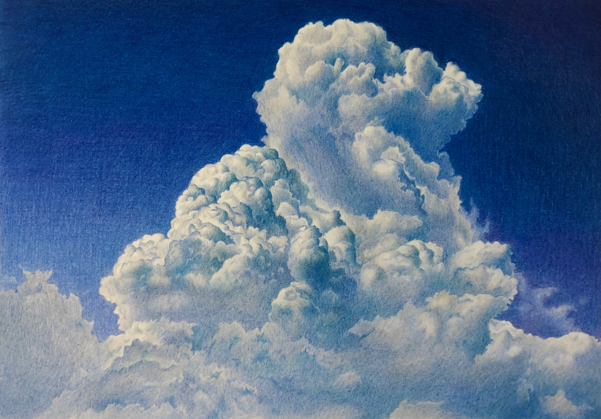 Lichtリヒト A Twitteren 色鉛筆で描いた入道雲 色鉛筆画 色鉛筆 風景画 芸術同盟 T Co Vdtgo0bb Twitter
