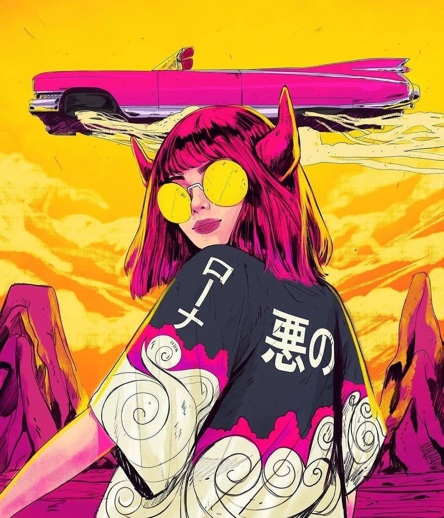 NFTprime1's tweet image. Follow @nft.prime at Instagram,  or @nftprime1 at Twitter to see the bests.

Title: Who flies the Pink Cadillac
Sold : 7.48 ETH - $27,934.58
Artist : @diberkato 

#nftprime #3dart #bitcoin #ethereum #crypto #blockchain #sciencefiction #creativeart #found… instagr.am/p/CTaLqbjsbJY/