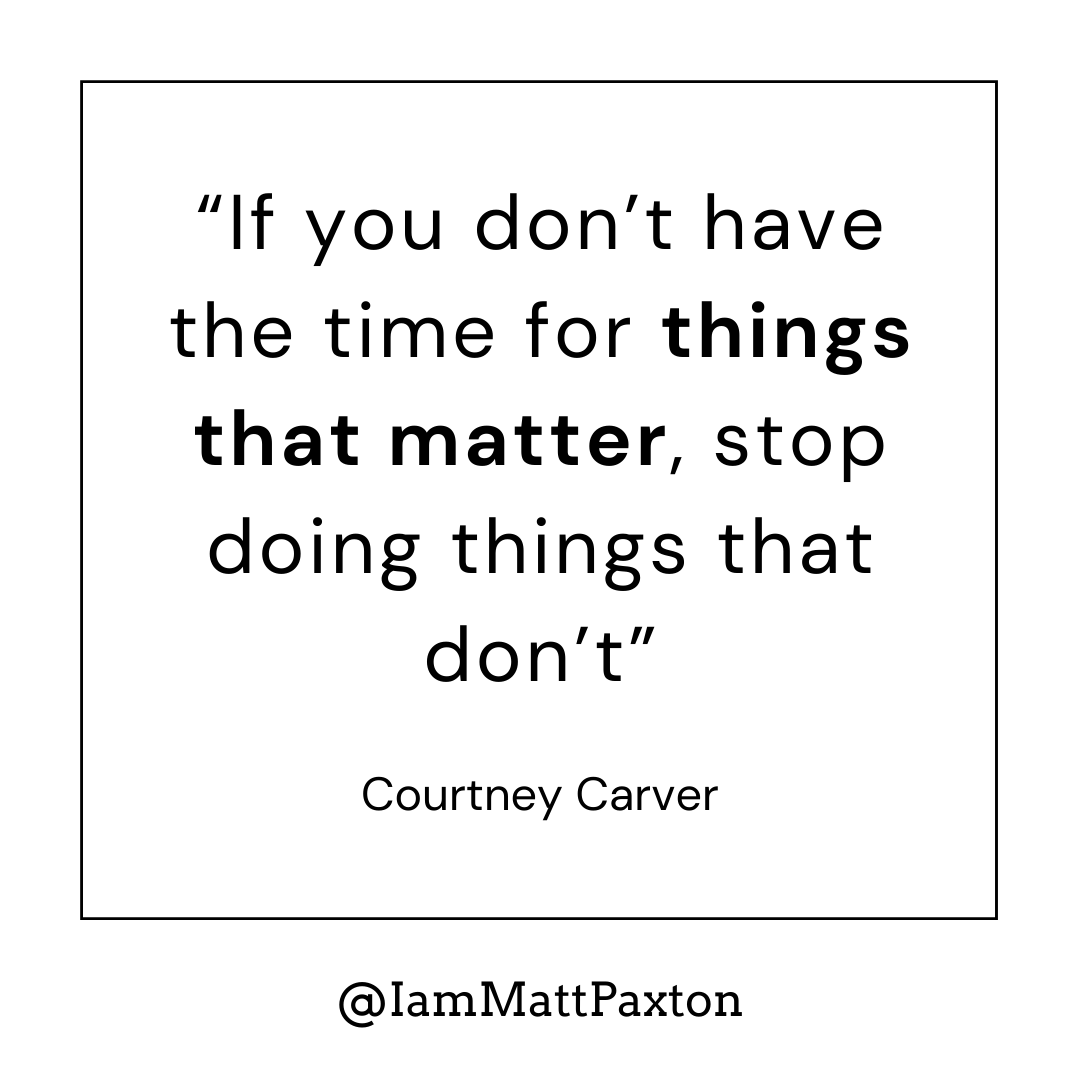 IamMattPaxton's tweet image. It's all about prioritizing