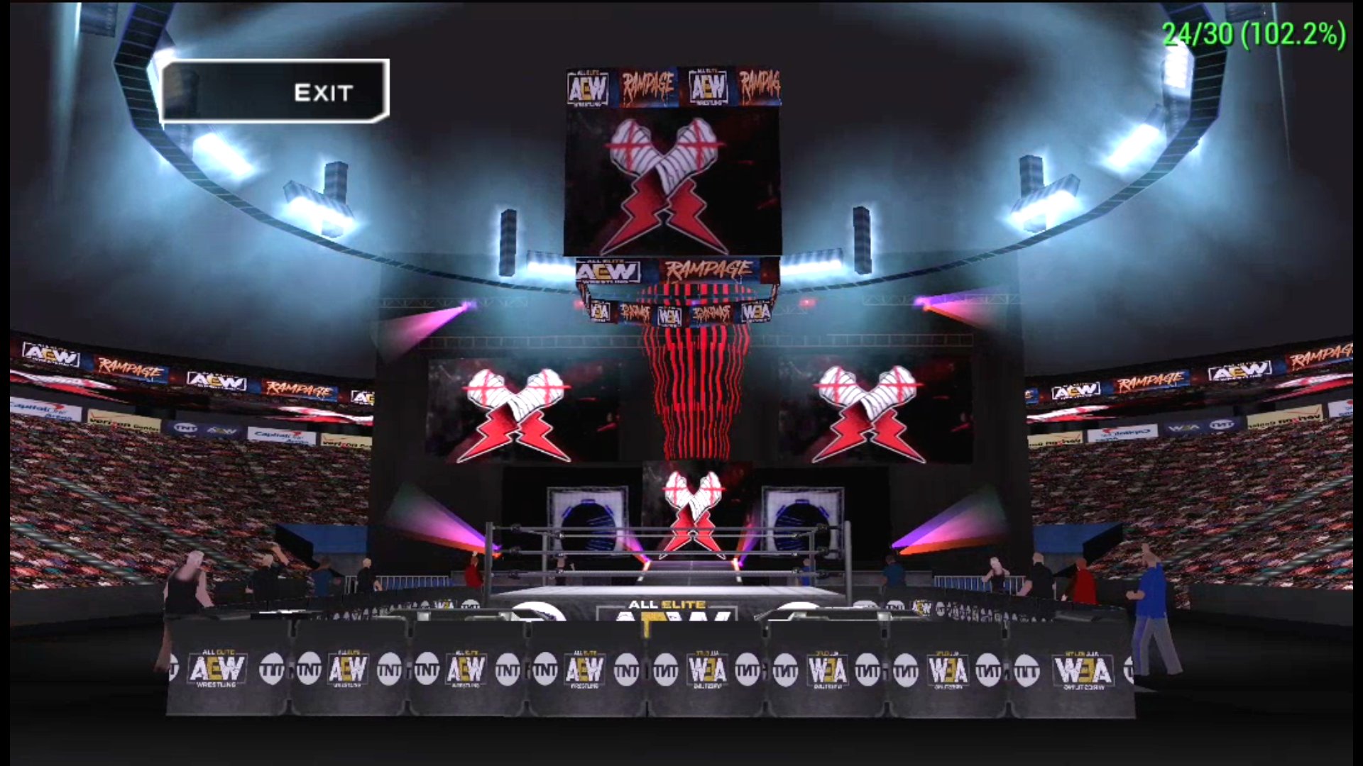 Aew menu theme mod #wwe2k22 #aew #Theme #mod #fyp #foryoupage #fypage