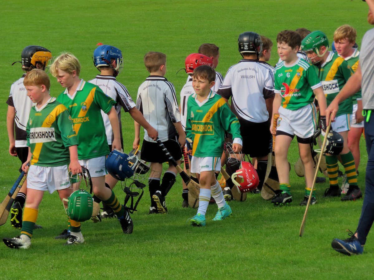 carrickshockgaa's tweet photo. Well done to our U10s who competed in the Aylward Cup in Ballyhale today. Great day out and thanks to @BallyhaleGAA for being fantastic hosts. Brilliant performance. Thanks to Edward, Paul, John &amp; Darragh &amp; everybody who helped out. 👏☺️ Well done to all the teams.💪 https://t.co/1Bc9DIJ95b