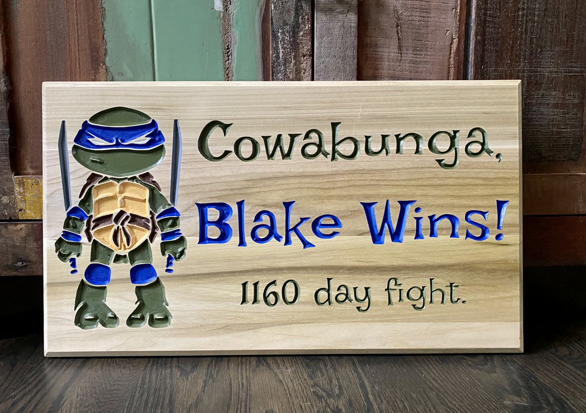 I got to make this for one special warrior!! 
#beatchildhoodcancer #blakewins