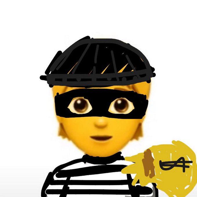 Apparently the black and white striped "robber" emoji never existed. But I remember it clearly. This<a href="/tag/kalamazoo"class="tags"><span>#kalamazoo</span></a><a href="/tag/kalamazooprotest"class="tags"><span>#kalamazooprotest</span></a><a href="/tag/michiganprotest"class="tags"><span>#michiganprotest</span></a>