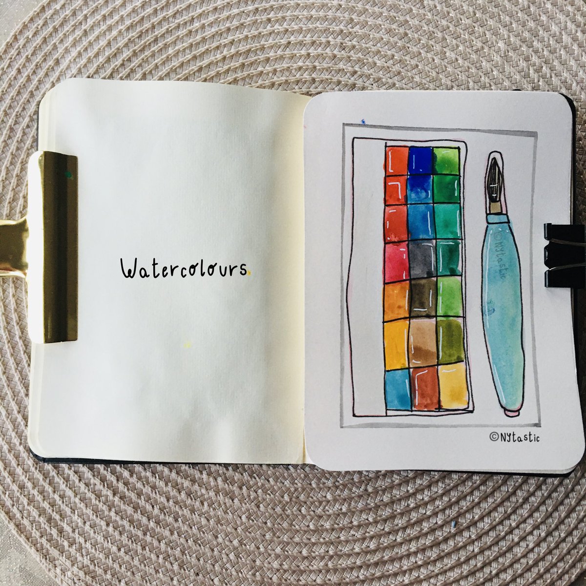 Nytastic's tweet photo. Day Ninety six: watercolours
#100daysprojectscotland #watercolour #watercolours #watercolourpainting #nytastic100daysscotland #illustration #traditionaltools #postoftheday https://t.co/Ru0psQFxCk