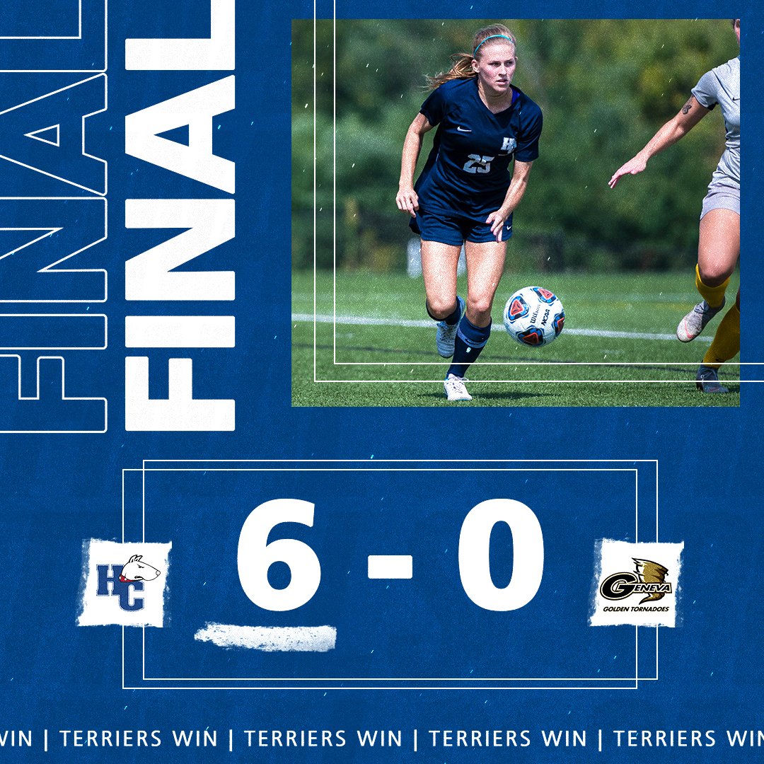 Hiram_Athletics's tweet photo. WSOC FINAL: IT'S A 🎩 TRICK FOR HARRIS!

Led by three goals and an assist from Kaitlyn Harris, @HiramWSoccer races past the Golden Tornadoes in their home opener, 6-0!!!!!!

#TerrierNation | #d3wsoc | #RingIT🔔 https://t.co/sKKcA26Hbt