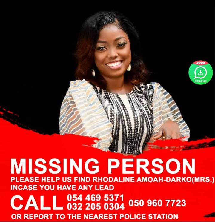Noticeboardgh's tweet photo. Wife of an HOD gone missing
Please Rt
KNUST https://t.co/prJYezkycf
