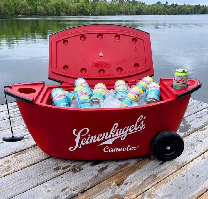 MolsonCoors's tweet photo. Meet the Canooler. It's part canoe and part cooler. Perfect for long weekends at the lake. 🛶
https://t.co/CwQBsxvnRb 
#Canooler https://t.co/nwa0osUxfP