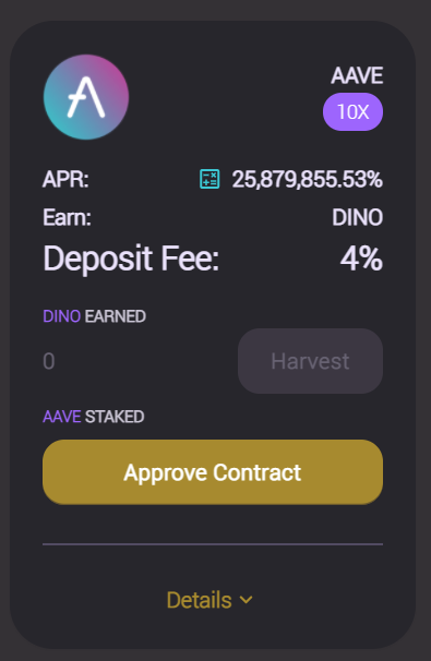 polydino_fi's tweet photo. New aave farm added!

Join us at: 
https://t.co/WkJBYkg1d3 https://t.co/q9gREWg9Va