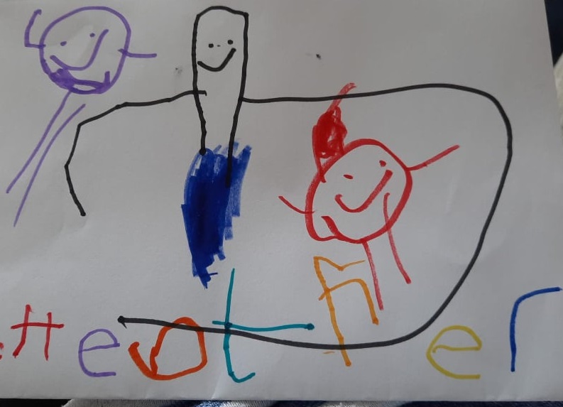 NaughtyStepKit's tweet image. Todays embroidery design is another kids drawing for a nurse friend of my sisters! So cute.