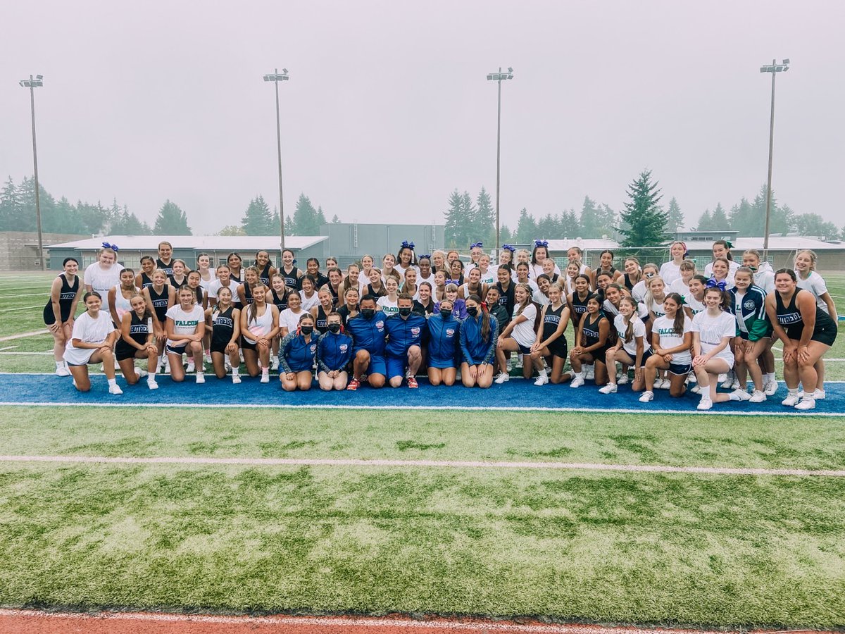 Cheers to my <a href="/Northshore_SD/">Northshore School District</a> Cheer Family as we kick off supporting our fall sports. 💙💚💛💜So grateful we had our time together at our <a href="/NCAupdates/">NCA</a> camp this summer! One district,  one dream! #TheWorkIsWorthIt #JourneyWithNCA #GoBeGreat