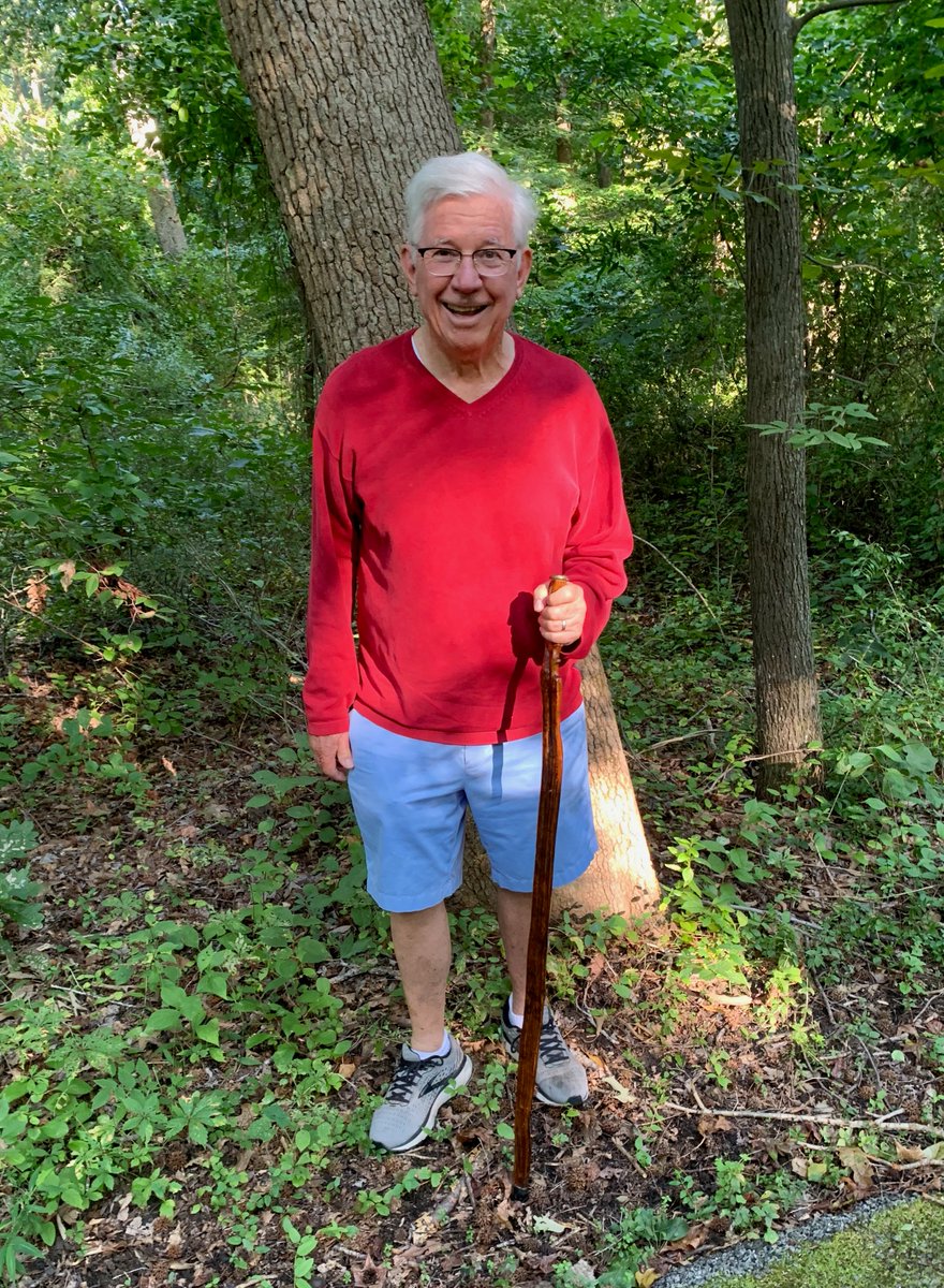 Perfect weather to grab your walking stick and go hiking in one of Maryland's many beautiful parks. Good for the mind, heart and soul in these troubling times.