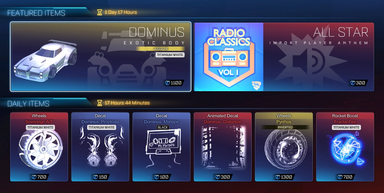 Rocket league e shop sale