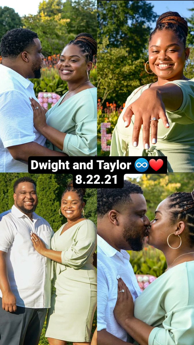 DrDwight_MD's tweet photo. From 1st year @MeharryMedical til now  you've been by my side. I can't wait to spend the rest of our lives together. @TaylorRBrooks_ 
Coming soon: 
Drs. Johnson and Brooks Johnson

Video of engagement in thread... https://t.co/F6pcMkAWjp