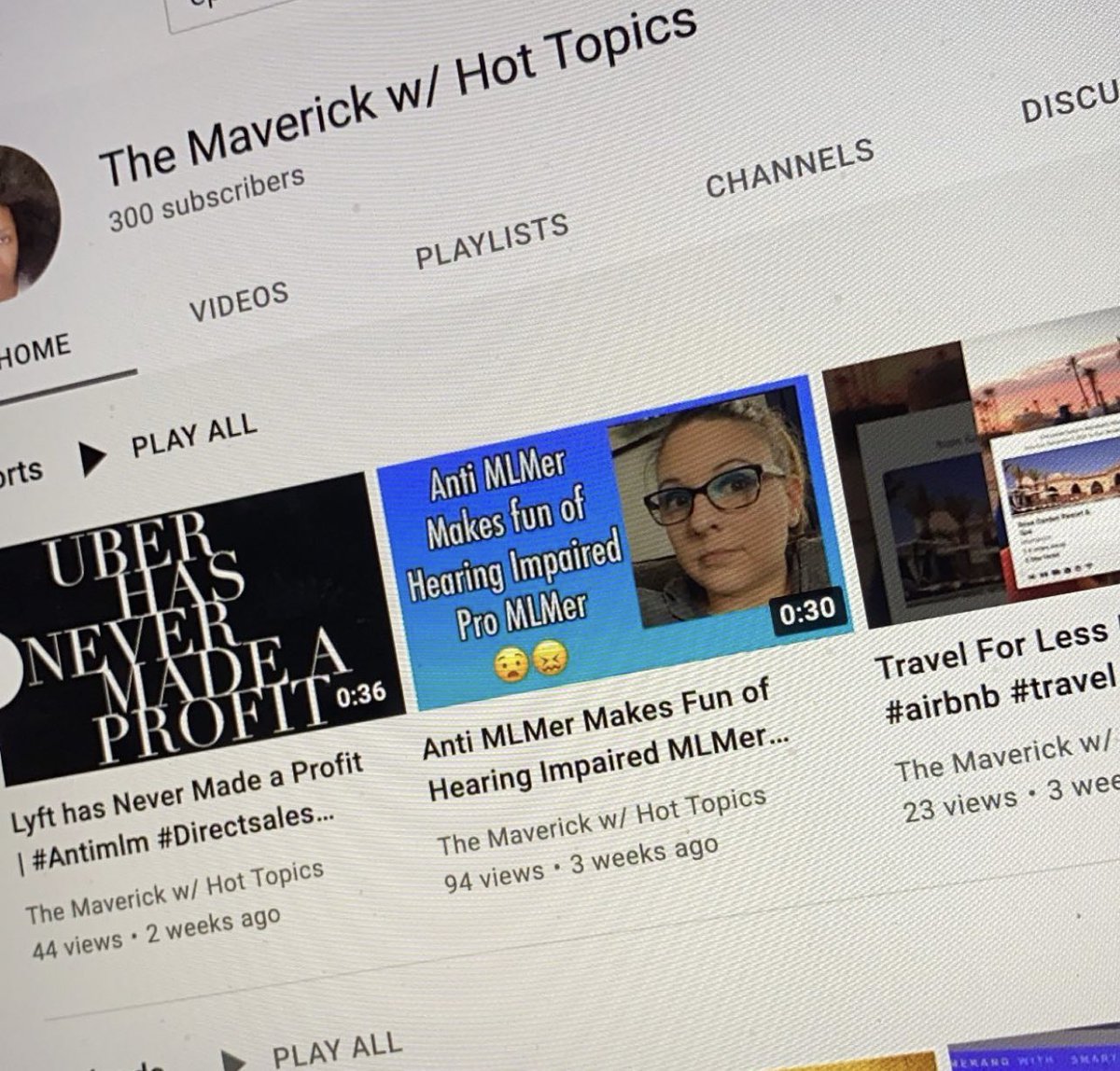 themlmpolice's tweet photo. Did everyone hear that I’m famous? 💅🏻

A pro-MLM lady that’s OBSESSED with anti-MLM added my face to her YouTube thumbnail. The thing is, I don’t care. I look good in the picture, so win win? 🤷🏻‍♀️ #antimlm https://t.co/htGBYmHSCV