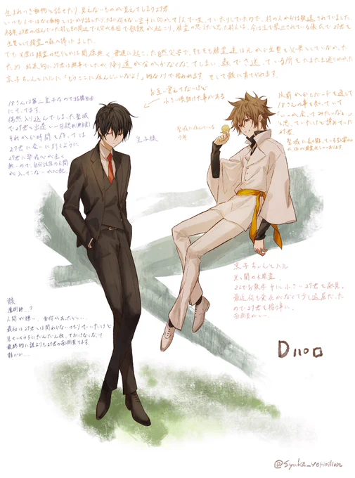 殴り書きですがいつちゃんとDパロのお話描けるか分からないのでとりあえず設定だけ置いておきます🙇‍♀️ 