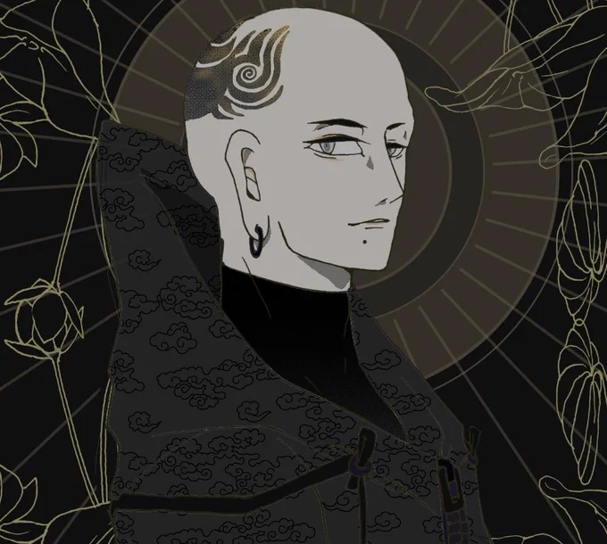 【創作】
～刺青の話～
長男 慧さん🖤…宝珠💎
次男 信さん🕷️…蜘蛛🌄
三男 進さん🔥…蜈蜙🌃
#創作僧侶系男子 