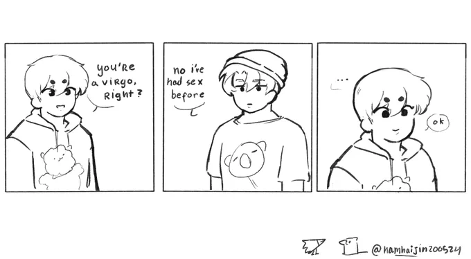 #namjin happy virgo season🌱✨😎 