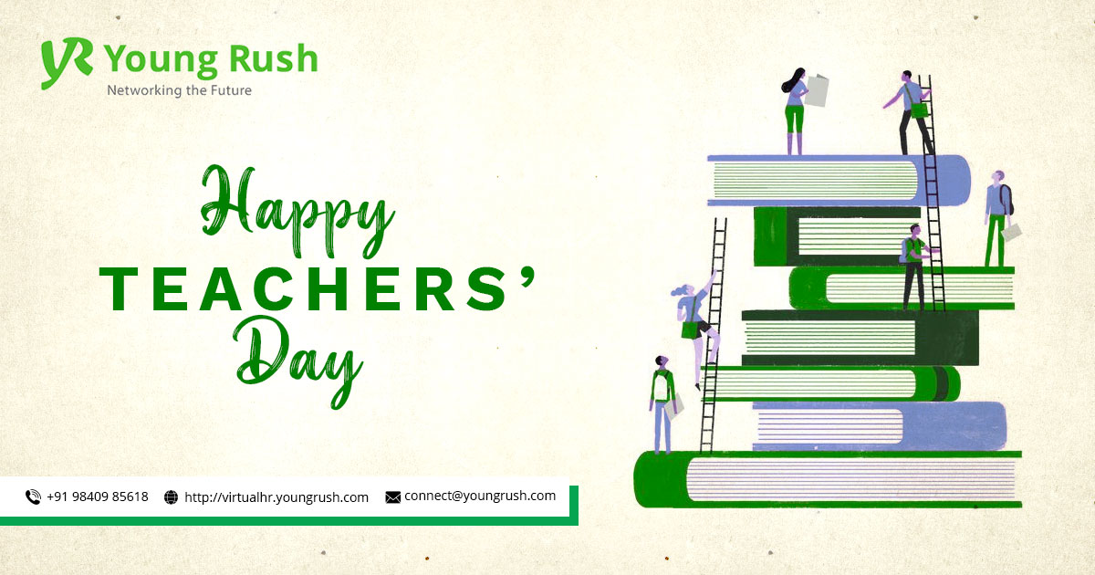 youngrushindia's tweet photo. Happy Teacher's Day!
#youngrushinternship #youngrushvirtualhr #youngrushindia #TeachersDay2021 #TeachersDay #TeachersDaySpecial https://t.co/j7xJjlPWsc