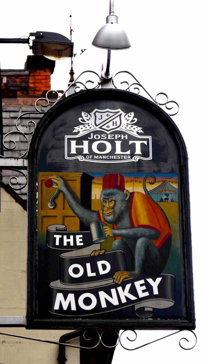 wornlimtv's tweet image. #pubsign #TheOldMonkey #Joseph #Holt of #Manchester #photography