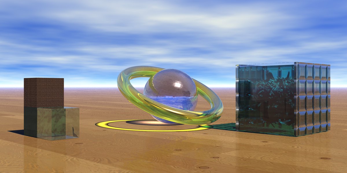 HappenedByProxy's tweet photo. Day 4 - 3rd September 2021
Playing around with glass and other shiny stuff. Oh, and don't worry about that rocky thing in the box-
#bryce7 #wings3d https://t.co/pvr61Q6WKE