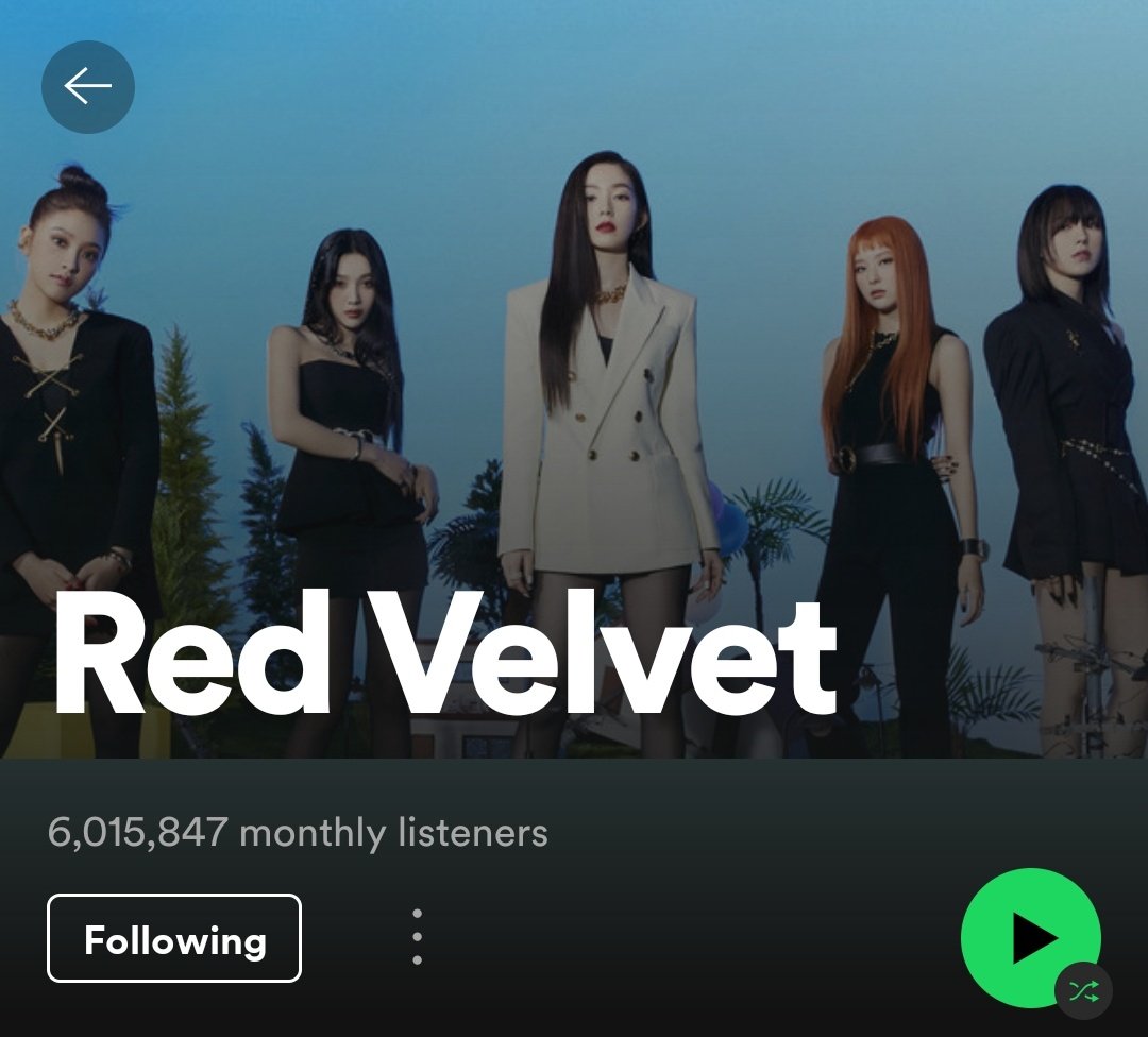 pinkredbie's tweet photo. First SM artist to reach 6M monthly listeners on Spotify 👏

note that monthly listeners are no. of unique listeners per 28 days, so this is big https://t.co/J86mL37fMq