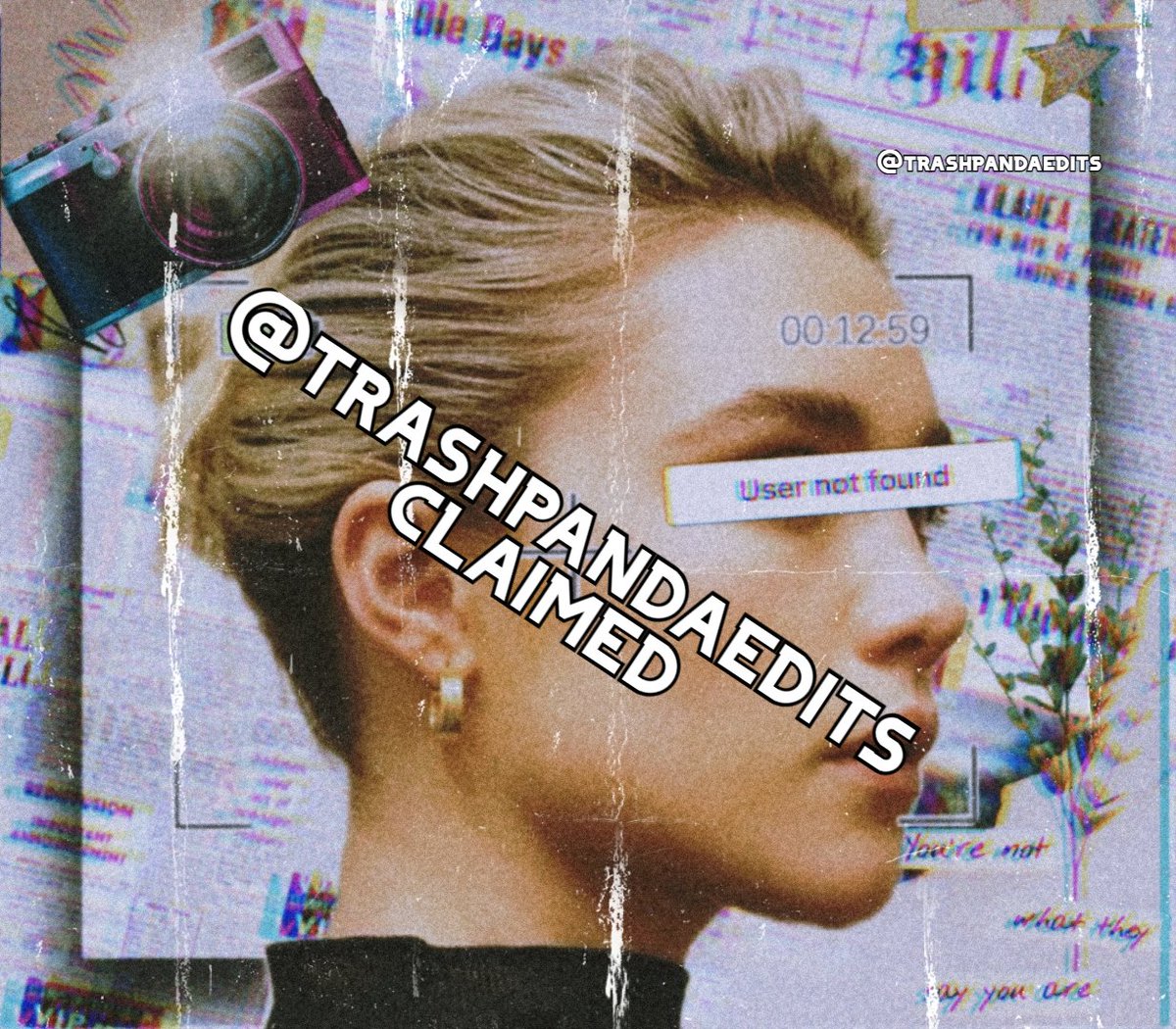 TrashPandaEdits's tweet photo. Thank you to @veritastextoris for entrusting us with their layout for their new #FFVIIrp OC - a hard-hitting reporter so they wanted a bitch of an edgy/glitch vibe with a camera aesthetic!

thank you again for trusting us with your layout! enjoy! https://t.co/yxQ1J6pvqt
