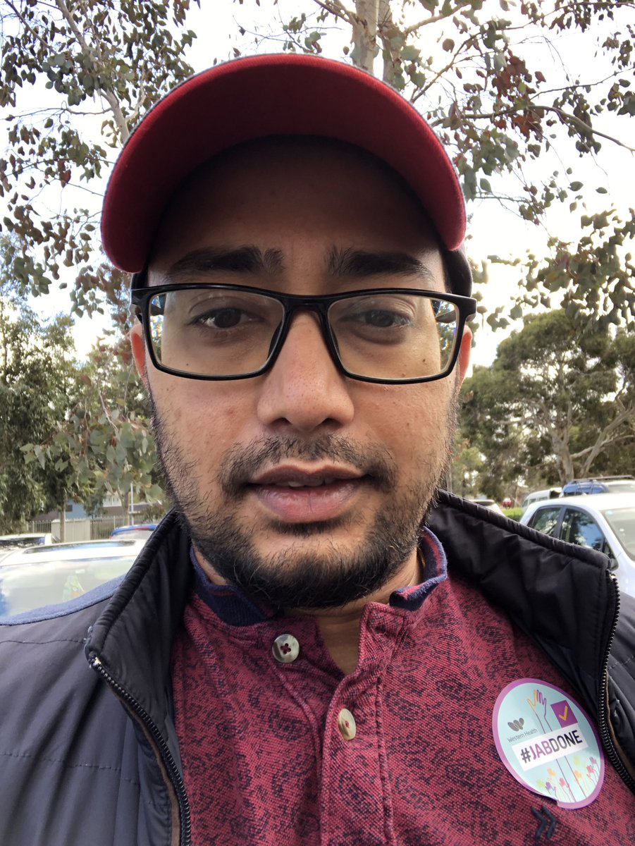 vickybhat's tweet photo. #jabdone #Australia #CovidVic I did my part in fight against the #COVID19 .. Go and get yours and free everyone from lockdowns and restrictions.. https://t.co/XDGjPwL8QY