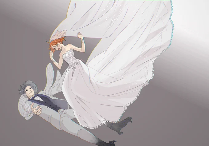 「落ちてしまえ!落ちてしまえ!きっと受け止めてやるさ!」
Happy wedding♡オベぐだ♀ 