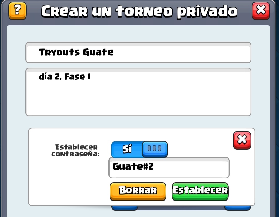 Segundo torneo.. Goooo 💪🏻🇬🇹