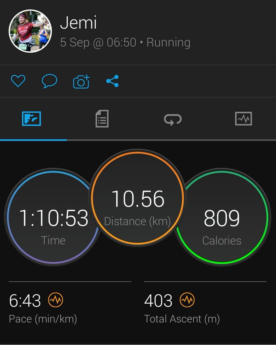 jemibandana's tweet photo. Nenonggek haghi minggu

#keephealthy #keepfit #keepgoing #thinkpositive #positivevibes #begrateful #syukurselalu #solorunner #starobarunners #botakrunners #udeng https://t.co/xXgnhsvQWW