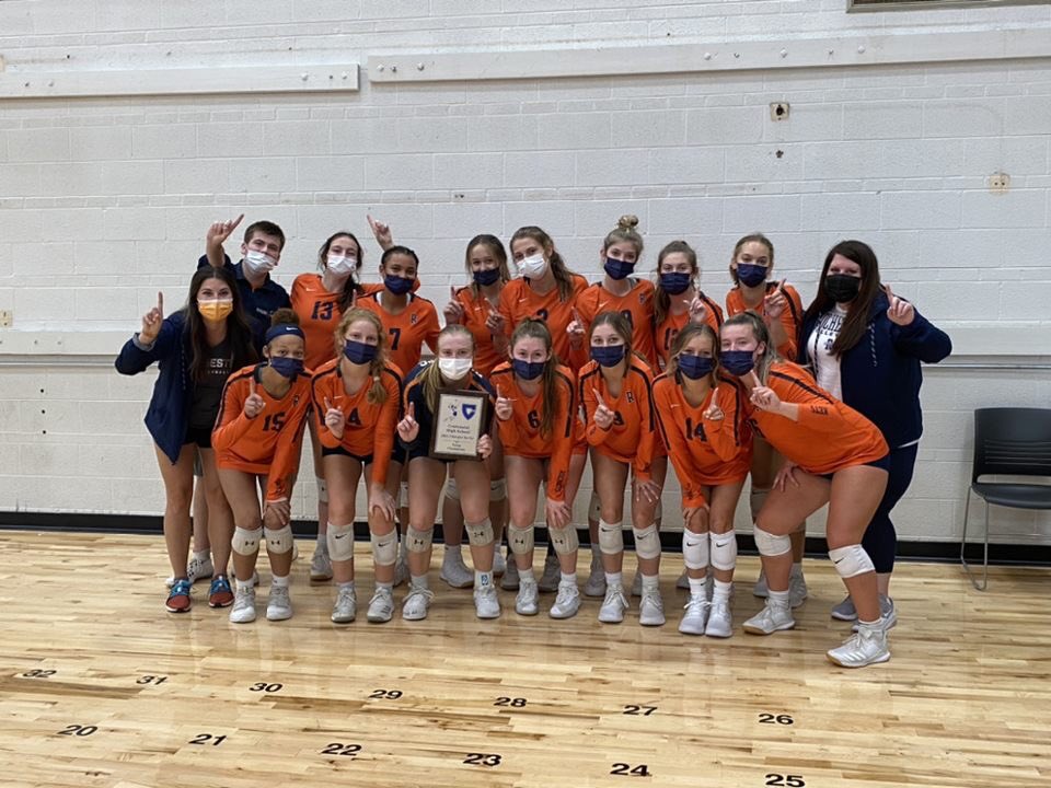 K_SINKUS's tweet photo. First time winning the Charger Invite!!!

We defeated Morton 28-26, 25-22 in the Championship💪🏼 

Went 5-0 on the day 🏆

Varsity is undefeated at 9-0 

🚀🏐 https://t.co/32btUX2gNA