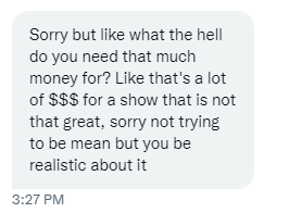 meteorcitypod's tweet photo. Listen! 

We get that our show might not be for everyone and compared to other shows...it might not be that great. 

But we...as in our 13 cast members and us (crew) put our heart and soul into it. 

Making a show is not free nor cheap. https://t.co/OJyVwRxsI8