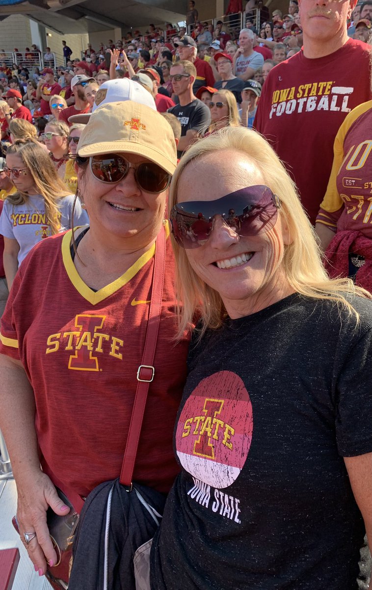CarolAnnOlson's tweet photo. #cyclonenation friends and cyclone football https://t.co/hsuMr1zFlm