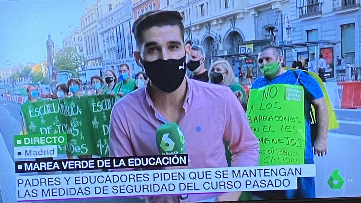 ADIMA_interinxs's tweet photo. ¡Sábado de manifestación, sábado de defensa de la educación pública!
Se han hecho eco los medios.
@telediario_tve @sextaNoticias 
Gracias por participar https://t.co/w5CStnOdRx
