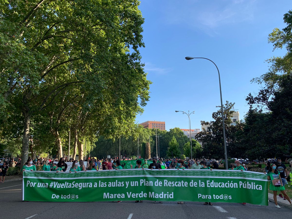 ADIMA_interinxs's tweet photo. ¡Sábado de manifestación, sábado de defensa de la educación pública!
Se han hecho eco los medios.
@telediario_tve @sextaNoticias 
Gracias por participar https://t.co/w5CStnOdRx